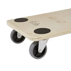 Plateau roulant rectangulaire Diall TR01 peuplier charge max 200 kg