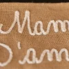 Pochette Jute "Mamie d'amour" (27x20 cm - Naturel)