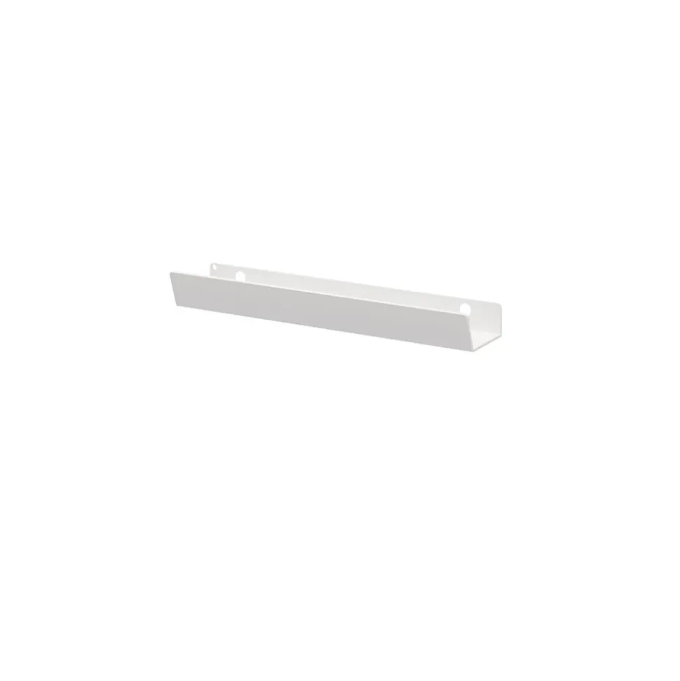 Poignée acier blanc edge Atomia L. 16,5 cm GoodHome vendue par 2