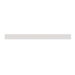 Poignée blanche en acier GoodHome Atomia H. 2,3 x L. 29,3 x P. 2,05 cm vendue par 2