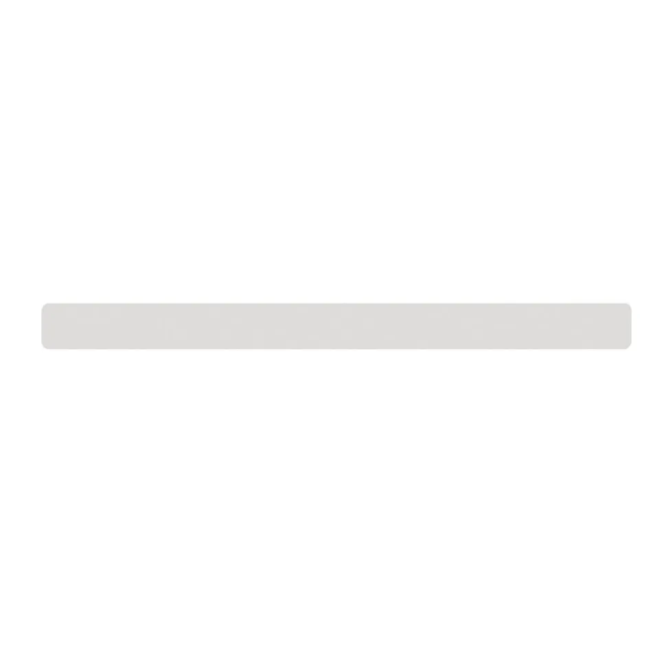 Poignée blanche en acier GoodHome Atomia H. 2,3 x L. 29,3 x P. 2,05 cm vendue par 2