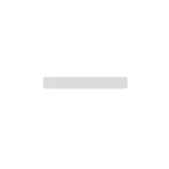 Poignée blanche en acier GoodHome Atomia H. 2,3 x L. 16,5 x P. 2,05 cm vendue par 2