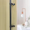 Poignée de porte coulissante - Type atelier - 140 mm - Gris foncé
