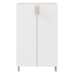 Poignée effet chêne GoodHome Atomia H. 2,8 x L. 15,5 x P. 1,9 cm vendue par 2