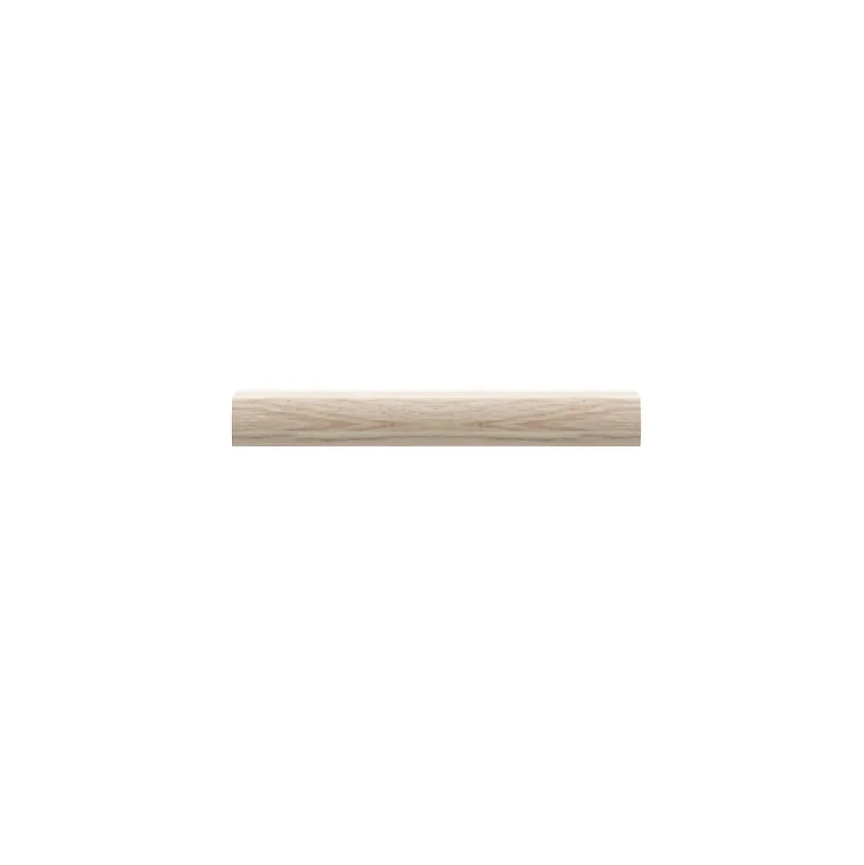 Poignée effet chêne GoodHome Atomia H. 2,8 x L. 15,5 x P. 1,9 cm vendue par 2