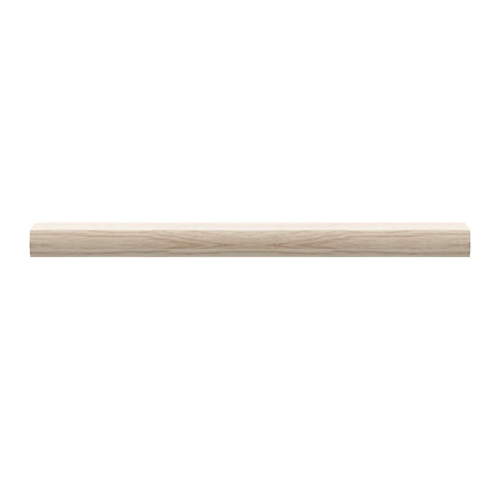 Poignée effet chêne GoodHome Atomia H. 2,8 x L. 29,3 x P. 1,9 cm vendue par 2