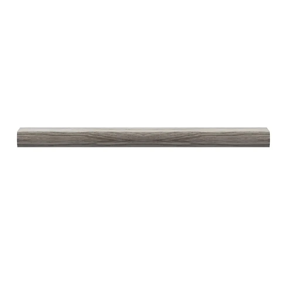 Poignée effet chêne grisé GoodHome Atomia H. 2,8 x L. 29,3 x P. 1,9 cm vendue par 2