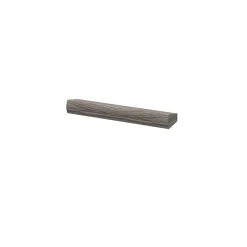 Poignée effet chêne grisé GoodHome Atomia H. 2,8 x L. 15,5 x P. 1,9 cm vendue par 2