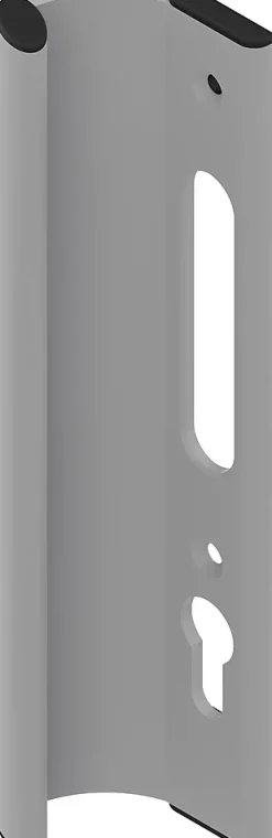 Poignée extérieure gauche à barillet laqué gris alu RAL9006 - LA CROISEE DS - DS7249-G007