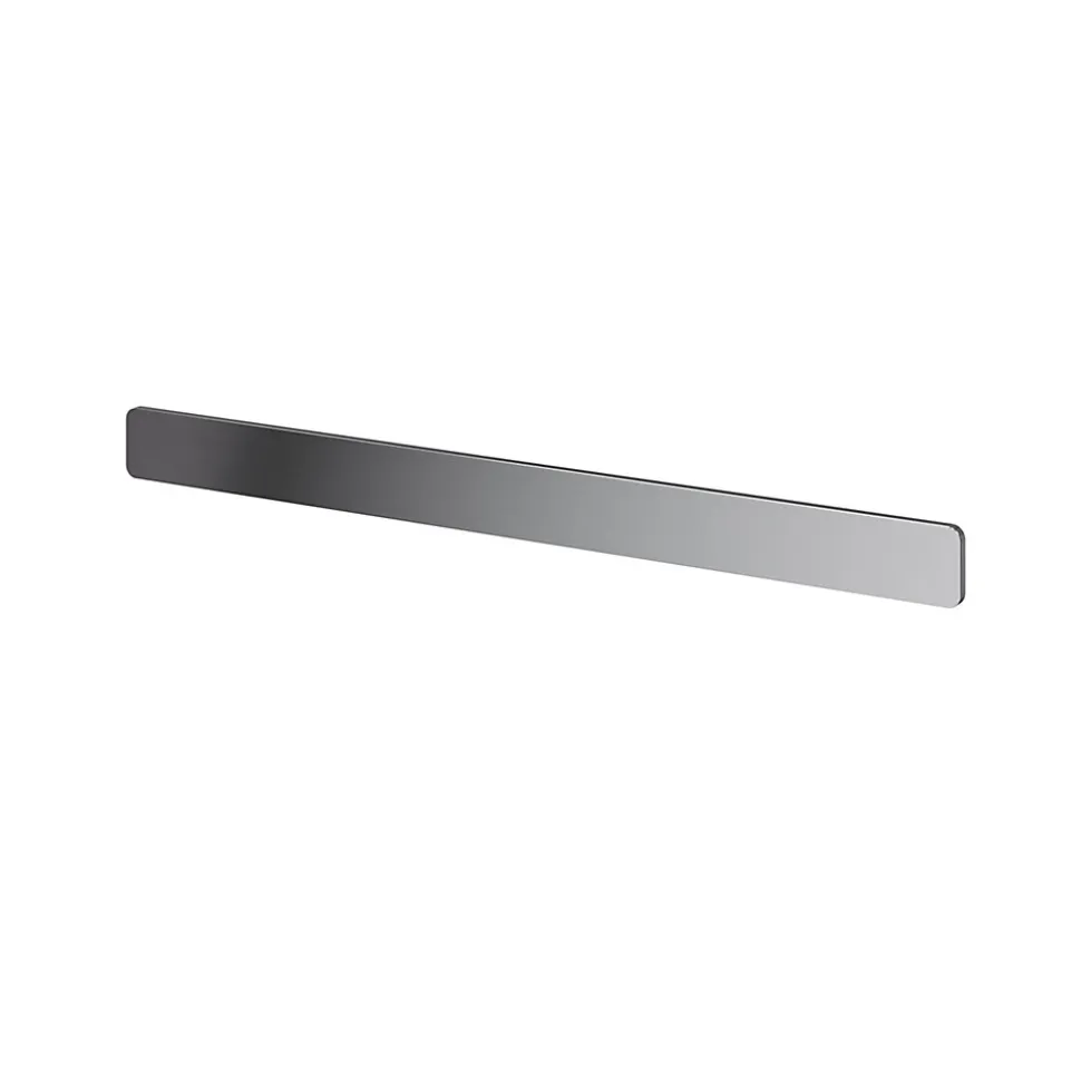 Poignée grise mate en acier GoodHome Atomia H. 2,3 x L. 29,3 x P. 2,05 cm vendue par 2