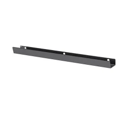 Poignée grises mates en acier GoodHome Atomia H. 2,1 x L. 29,3 x P. 3,4 cm vendue par 2