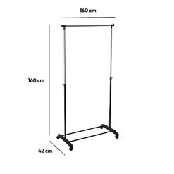 Portant à vêtement extensible à roulettes Pan - 5Five