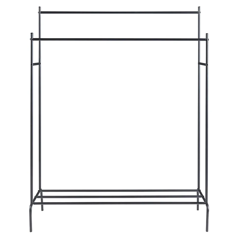 Portant à vêtements Bramming 147 x 116 x 54 cm noir en.casa