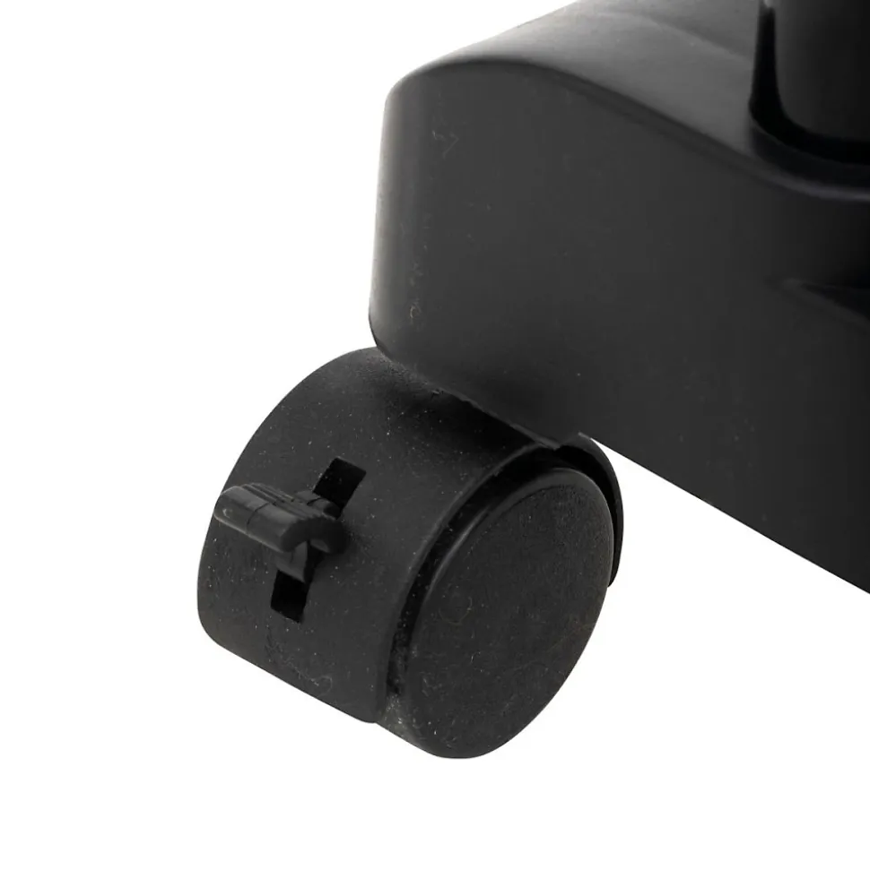 Portant à vêtements double inox et plastique