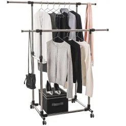 Portant à vêtements double inox Venus - 5Five