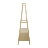 Portant à vêtements effet bois 1 étagère et 1 penderie 2 portes Homesight Arka l. 110 cm