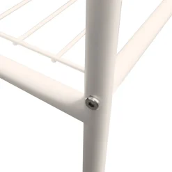 Portant à vêtements en métal beige Bridge 1 étagère et 1 penderie
