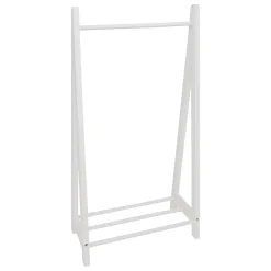 Portant à vêtements enfant - bois - blanc 58x115 cm - Atmosphera