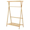 Portant à vêtements Horten bambou 140 x 90 x 45 cm naturel en.casa