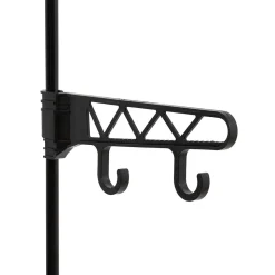 Portant à vêtements Intissa 4 niveaux en métal noir H160cm - Noir- 5five