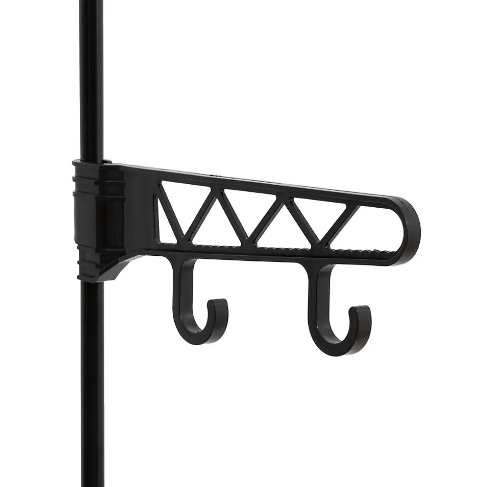 Portant à vêtements Intissa 4 niveaux en métal noir H160cm - Noir- 5five
