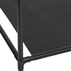 Portant à vêtements Intissa 4 niveaux en métal noir H160cm - Noir- 5five
