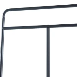 Portant à vêtements Sandviken acier 166 x 63 x 48 cm noir en.casa
