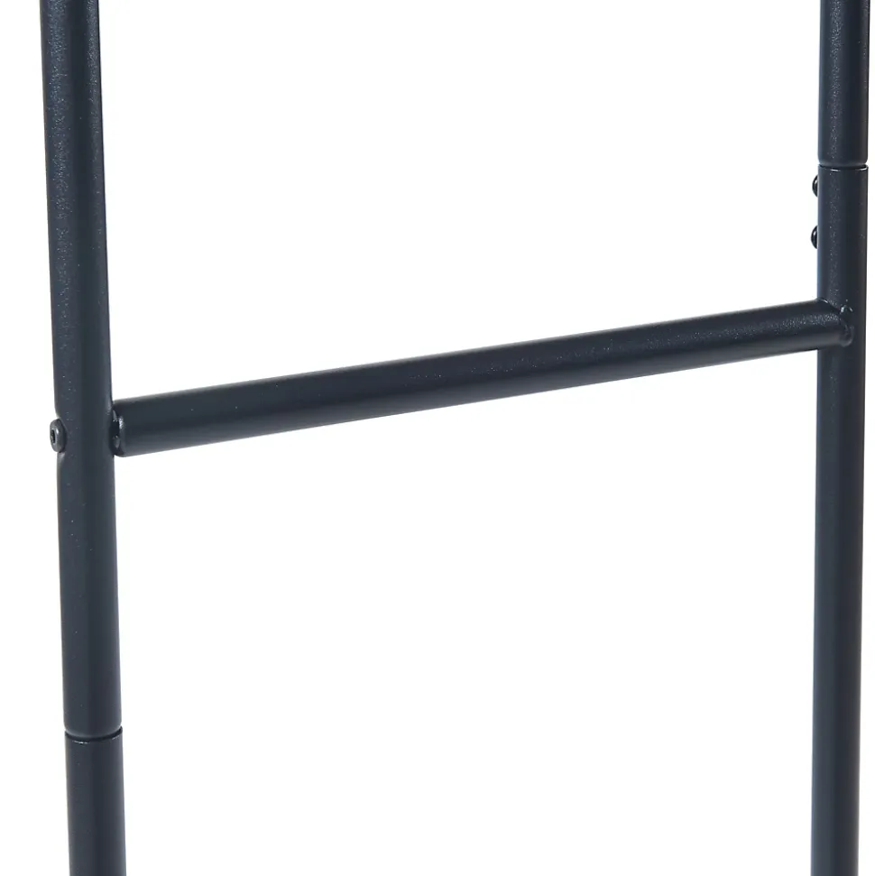 Portant à vêtements Sandviken acier 166 x 63 x 48 cm noir en.casa