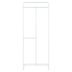 Portant à vêtements Sandviken acier 166 x 63 x 48 cm blanc en.casa