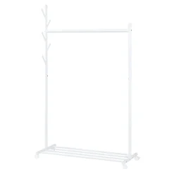 Portant à vêtements Snaasa 170 x 105 x 43 cm blanc en.casa