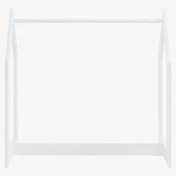 Portant à vêtements Værloese de forme cabane pour enfant 78 x 75 x 35 cm blanc en.casa