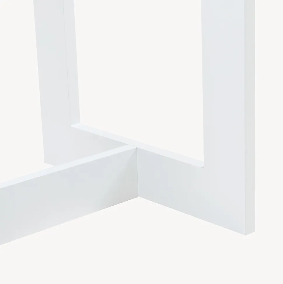 Portant à vêtements Værloese de forme cabane pour enfant 78 x 75 x 35 cm blanc en.casa