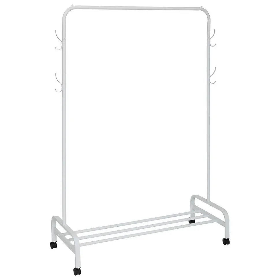 Portant à vêtements 180x118cm blanc - Blanc- 5five