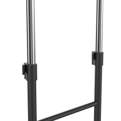 Portant double avec étagère l. 141,5 x H. 178 cm