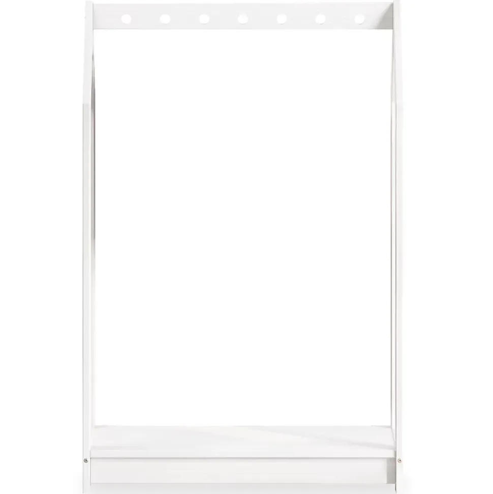 Portant enfant SALLY en pin massif - Blanc