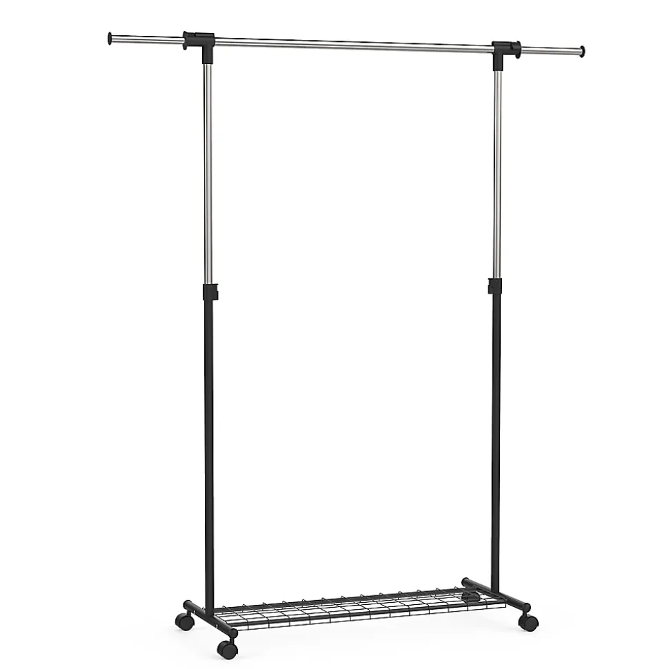 Portant simple avec étagère l. 141,5 x H. 167 cm