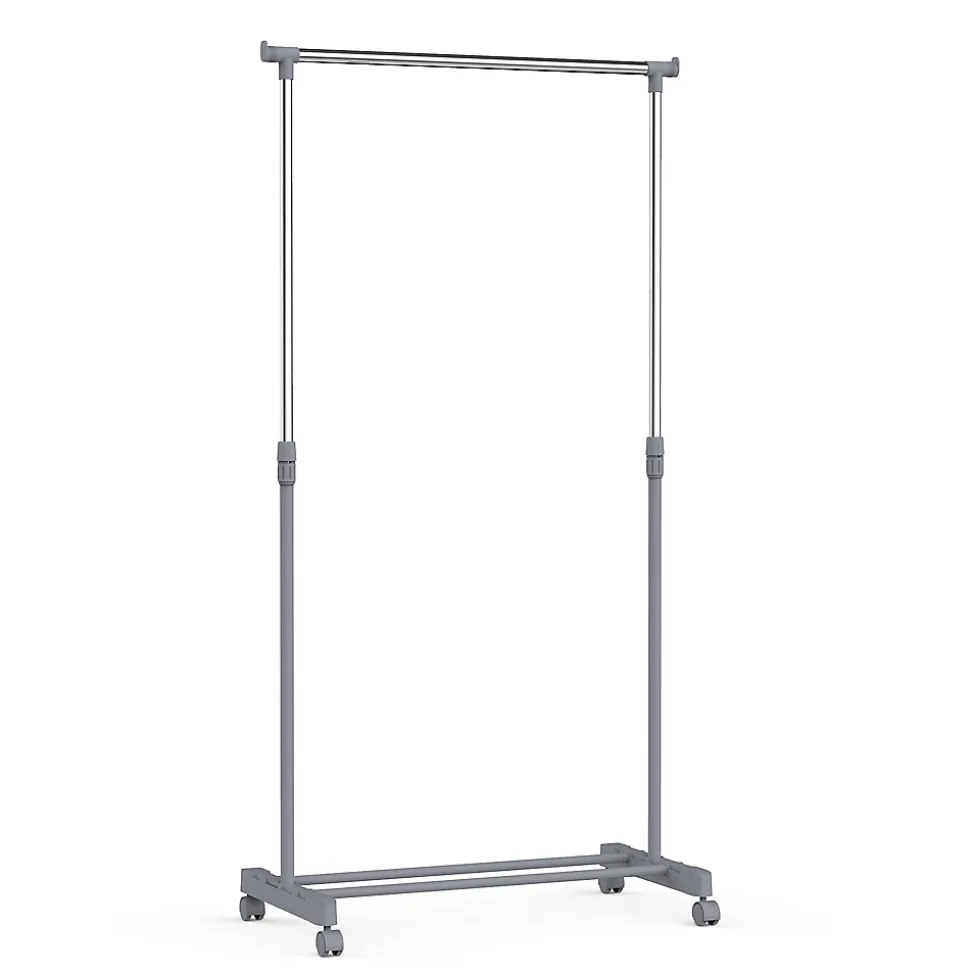 Portant simple avec étagère l. 84 x H. 160 cm