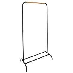 Portant simple en acier noir l. 82 x H. 151 cm 5Five