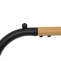 Portant simple en acier noir l. 82 x H. 151 cm 5Five