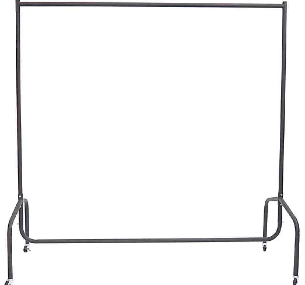 Portant tringle à vêtements acier charge max. 140 Kg dim. 180L x 60l x 170H cm noir