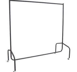 Portant tringle à vêtements acier charge max. 140 Kg dim. 120L x 60l x 170H cm noir