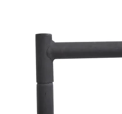 Portant tringle à vêtements acier charge max. 140 Kg dim. 150L x 60l x 170H cm noir