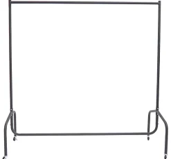 Portant tringle à vêtements acier charge max. 140 Kg dim. 150L x 60l x 170H cm noir
