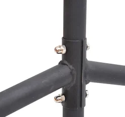 Portant tringle à vêtements acier charge max. 140 Kg dim. 150L x 60l x 170H cm noir