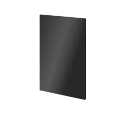 Porte battante anthracite brillant GoodHome Atomia H 74,7 x L. 49,7 cm