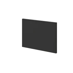 Porte battante anthracite mat GoodHome Atomia H 37,2 x L. 49,7 cm