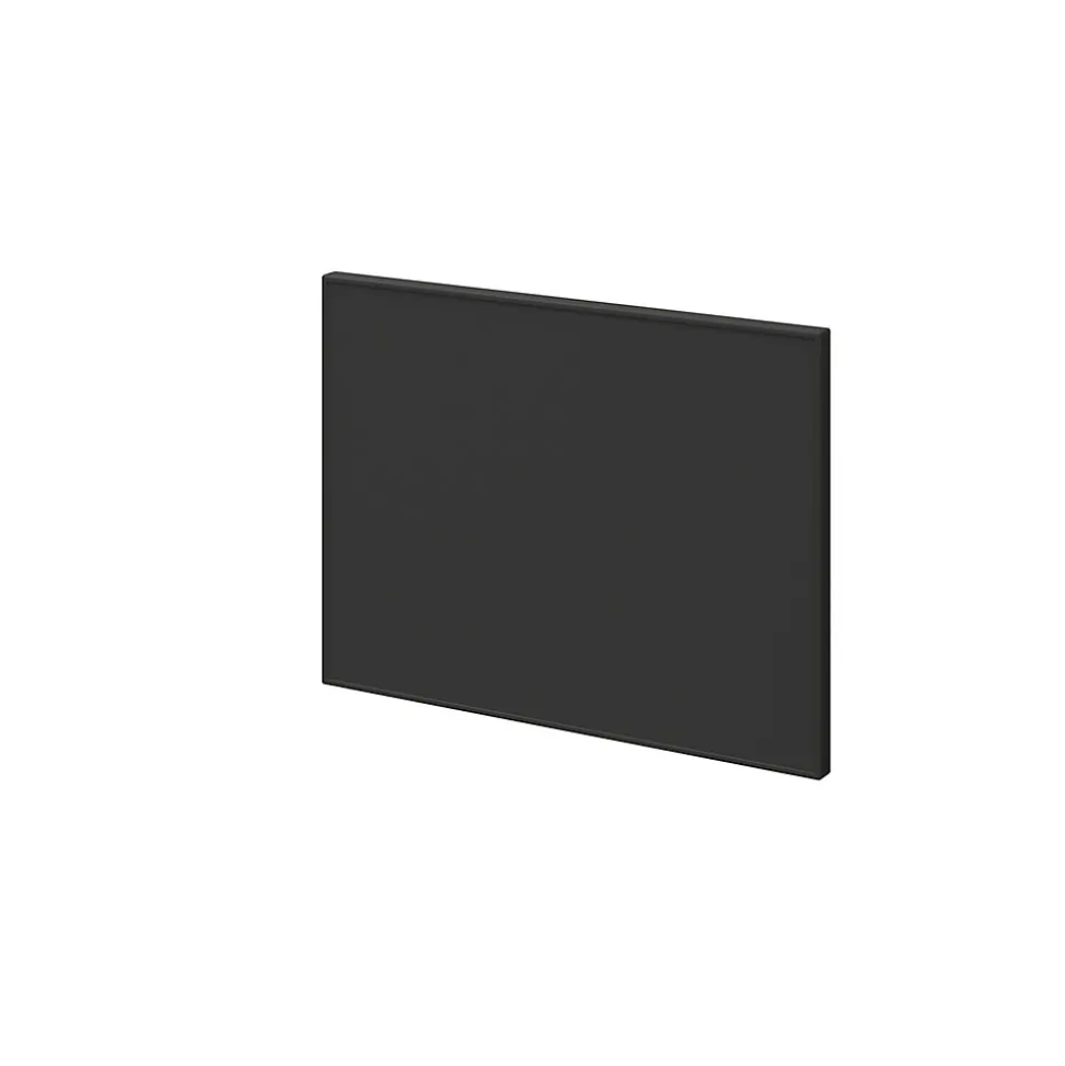 Porte battante anthracite mat GoodHome Atomia H 37,2 x L. 49,7 cm