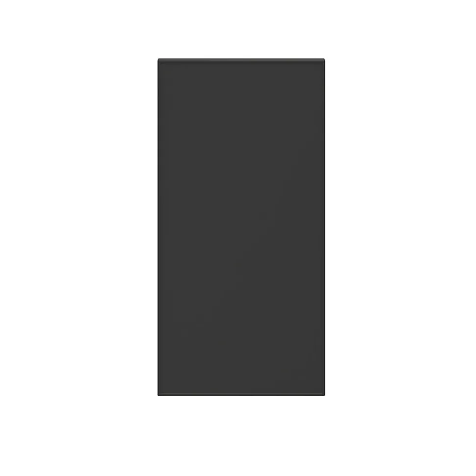 Porte battante anthracite mat GoodHome Atomia H 74,7 x L. 37,2 cm