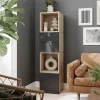 Porte battante anthracite brillant GoodHome Atomia H 37,2 x L. 37,2 cm