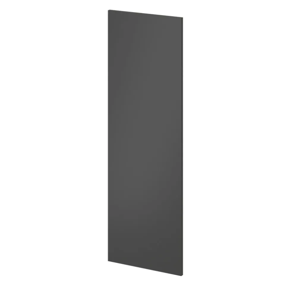 Porte battante anthracite GoodHome Atomia H. 112,2 x L. 37,2 cm